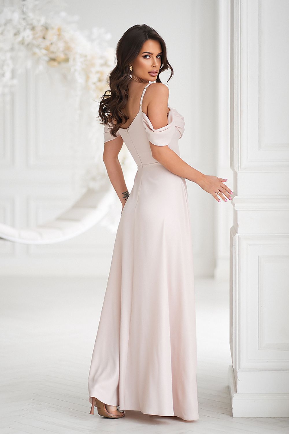 Long dress model 208191 Bicotone